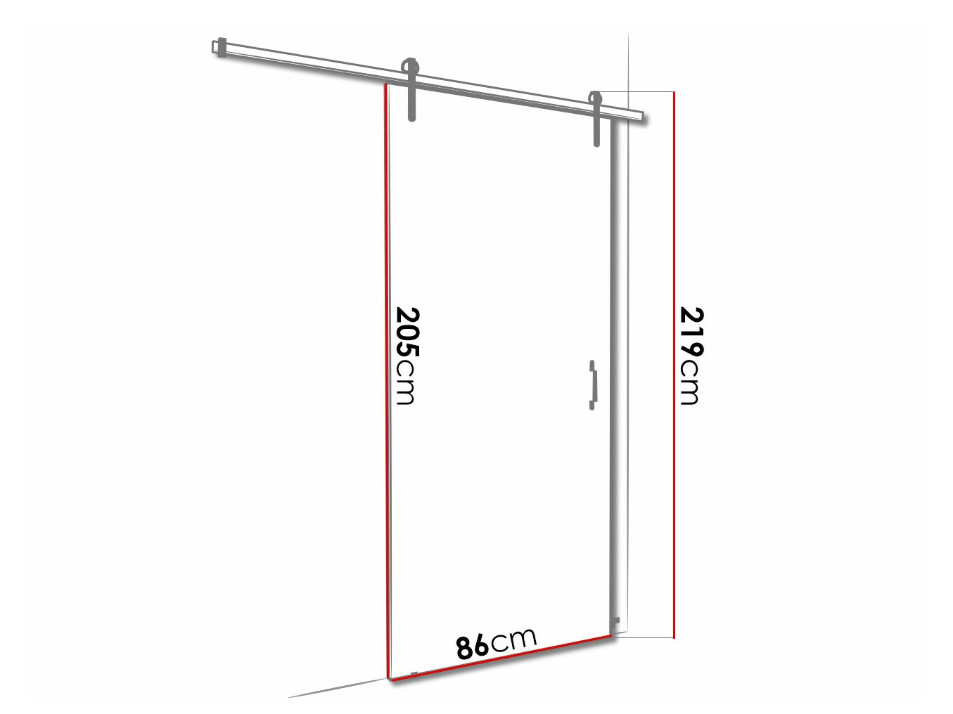 Schuifdeuren Dover 153 (Antraciet)