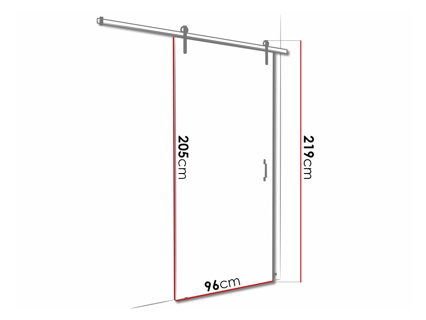 Schuifdeuren Dover 154 (Wit)