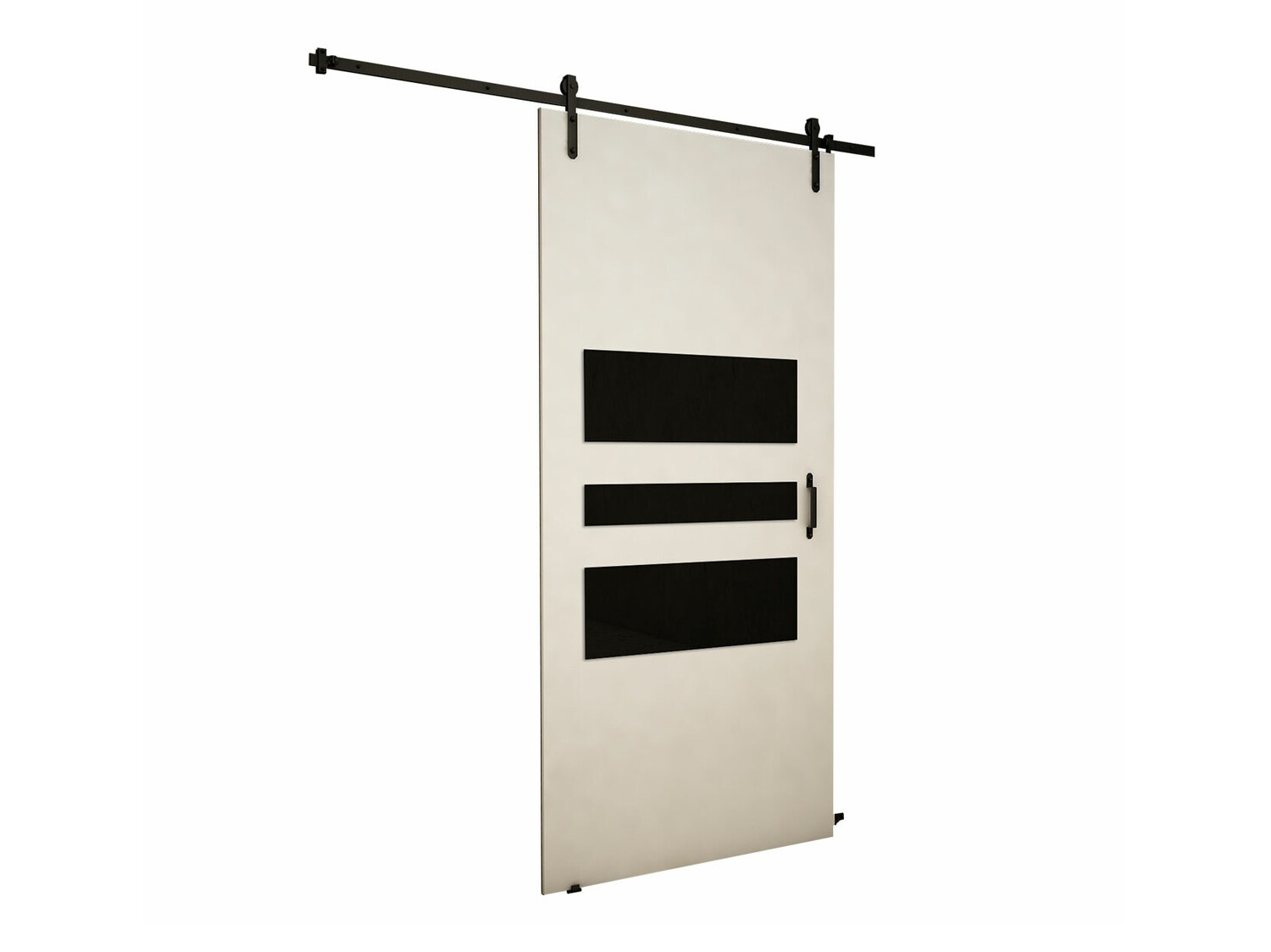 Schuifdeur Dover 163 (Wit + Zwart)