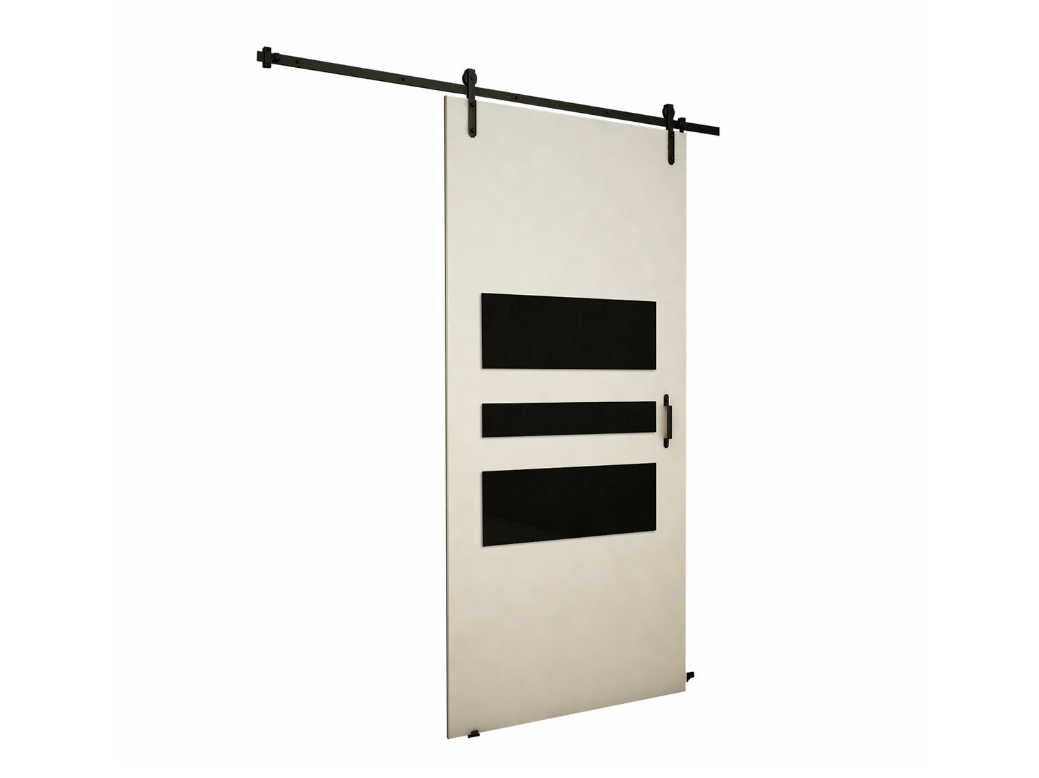 Schuifdeur Dover 164 (Wit + Zwart)