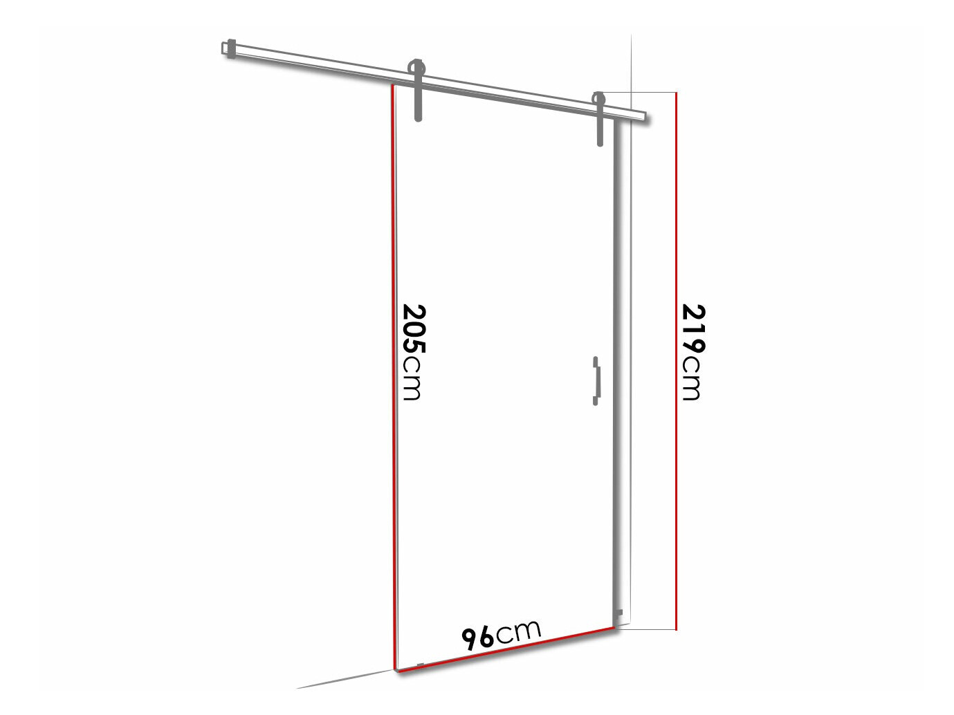 Schuifdeuren Dover 166 (Antraciet)