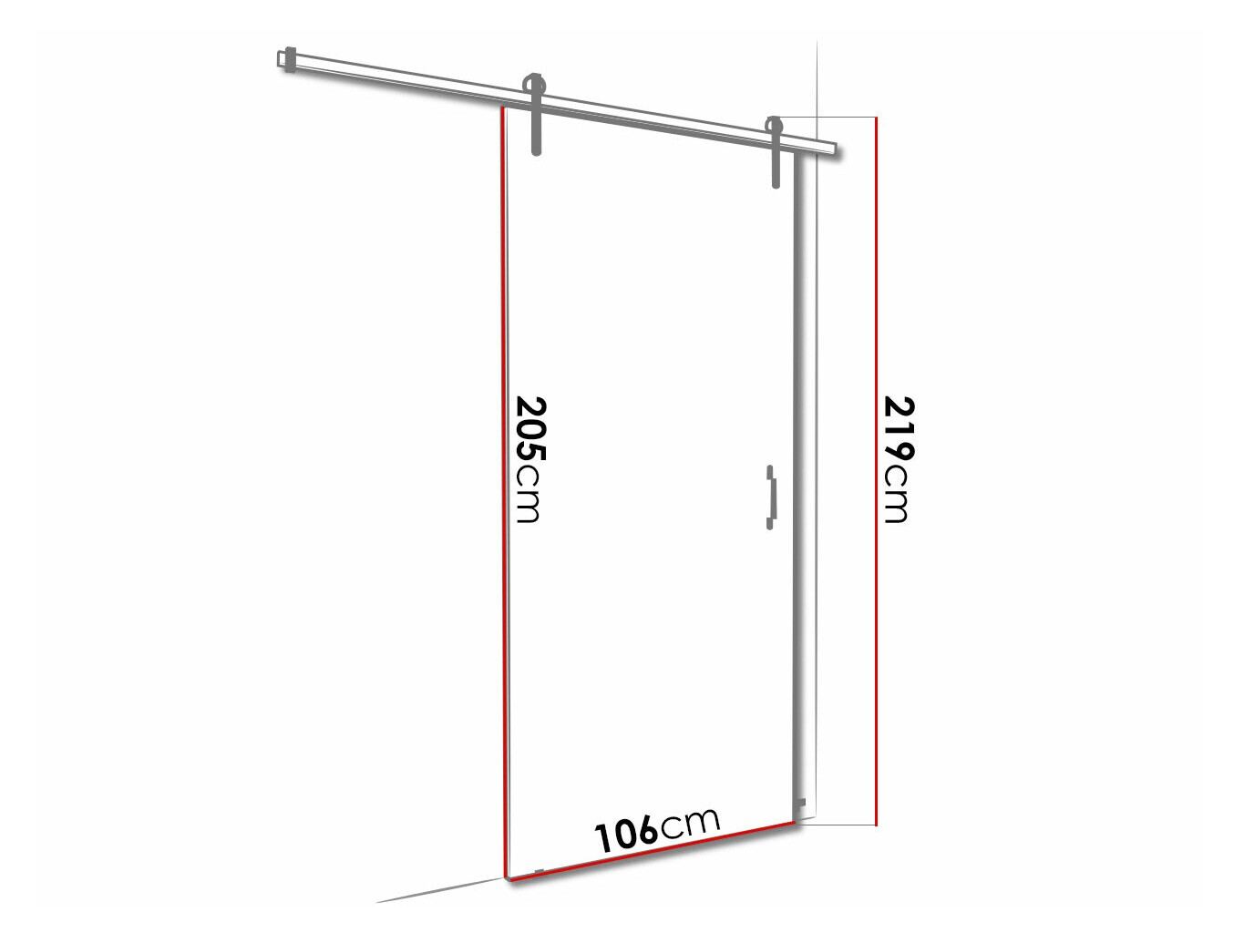 Schuifdeuren Dover 167 (Antraciet)