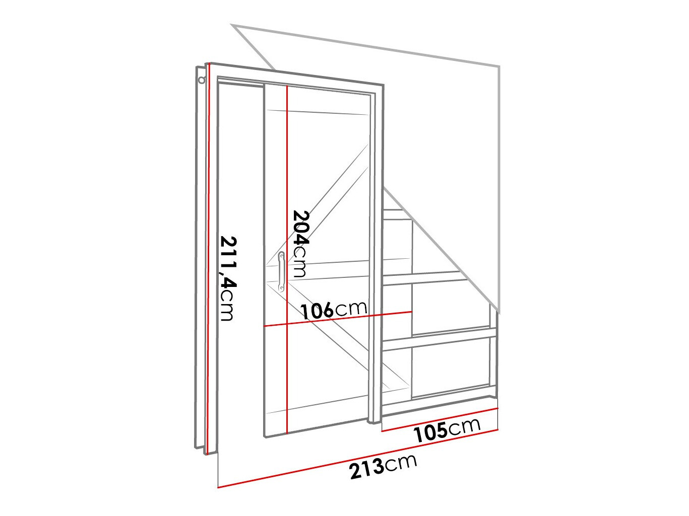 Schuifdeur Dover 179