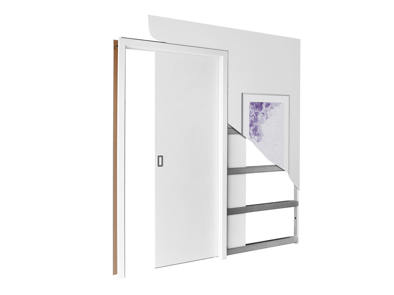 Schuifdeuren Dover 185 (Wit)