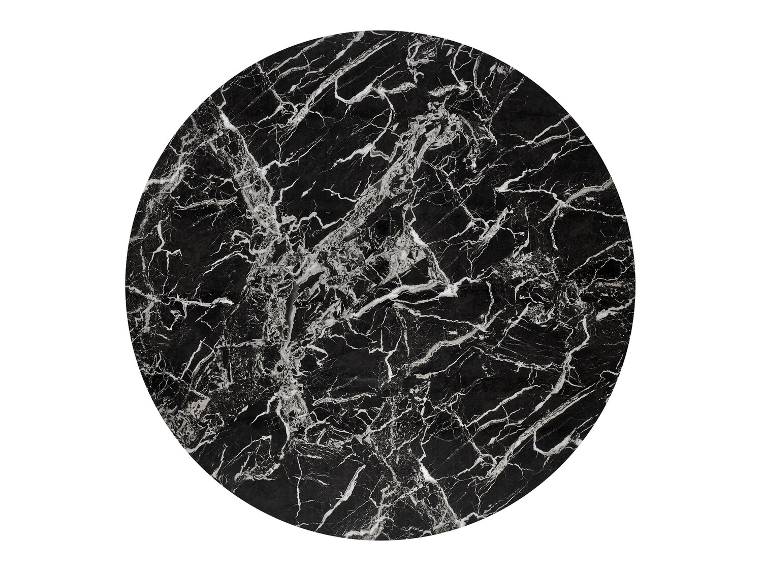 Tafel Houston 1538 (Gouden + Zwart marmer)