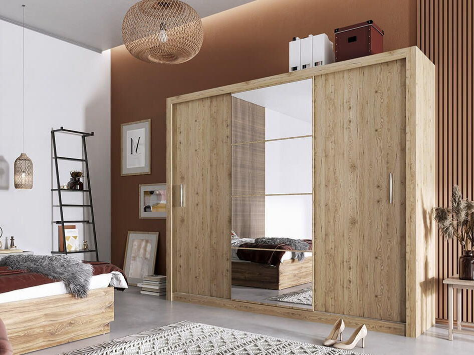 Kledingkast Cirdelu 101 (San Remo eik)