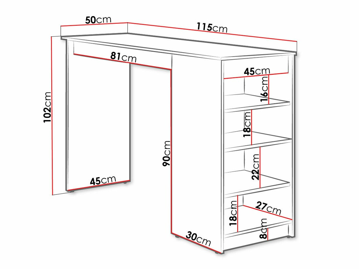 Bartafel Comfivo 259 (Wit)