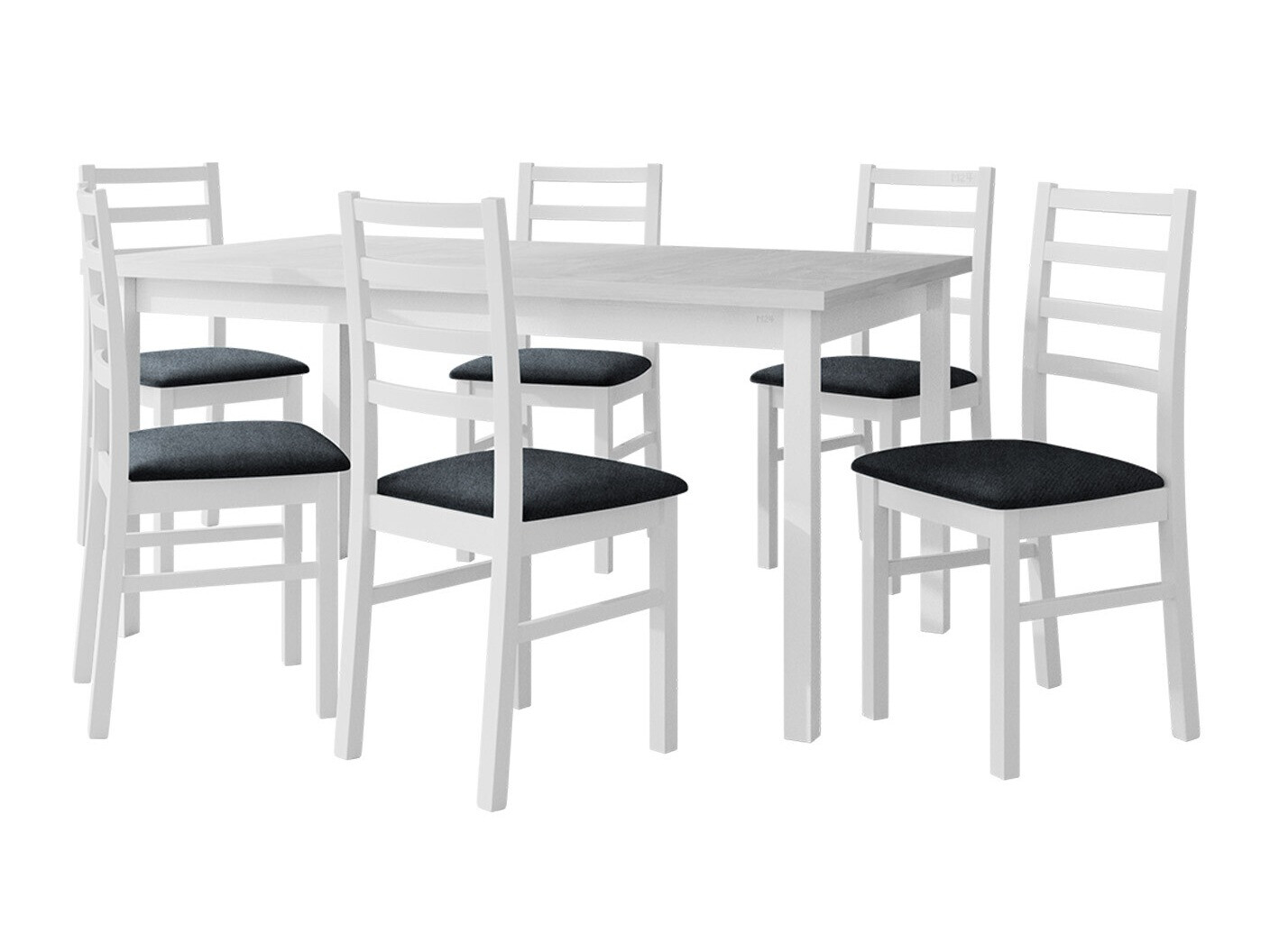 Eetkamerset Victorville 307 (Wit)