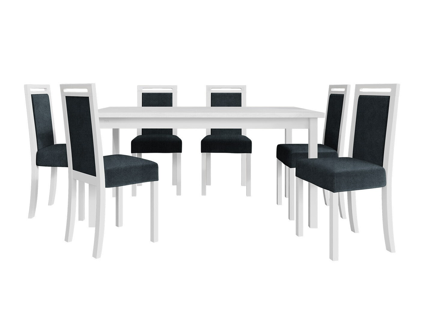 Eetkamerset Victorville 308 (Wit)