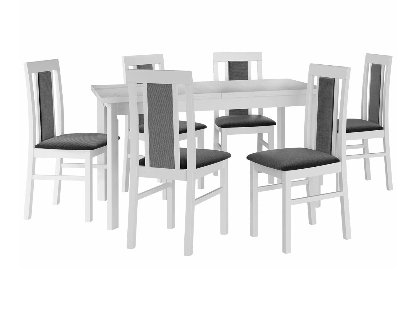 Eetkamerset Victorville 315 (Wit)