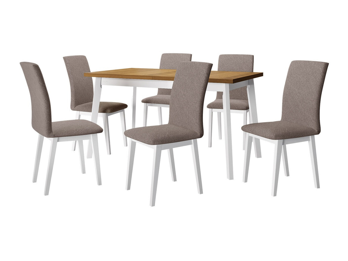 Eetkamerset Victorville 322 (Wit)