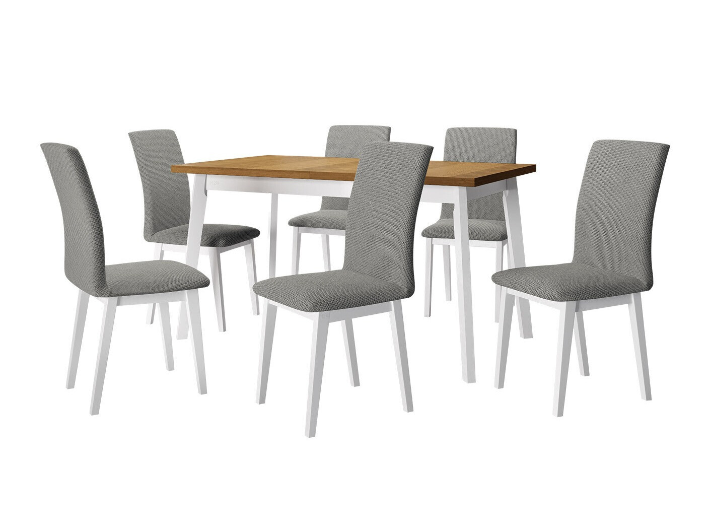 Eetkamerset Victorville 322 (Wit)