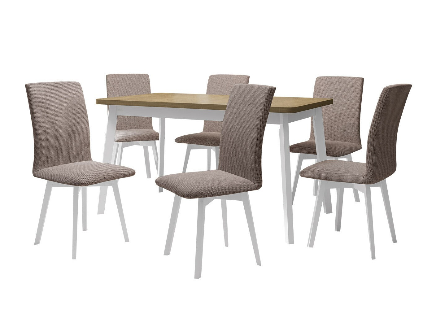 Eetkamerset Victorville 325 (Wit)