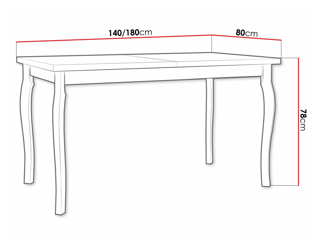 Tafel Victorville 331 (Artisan eiken)