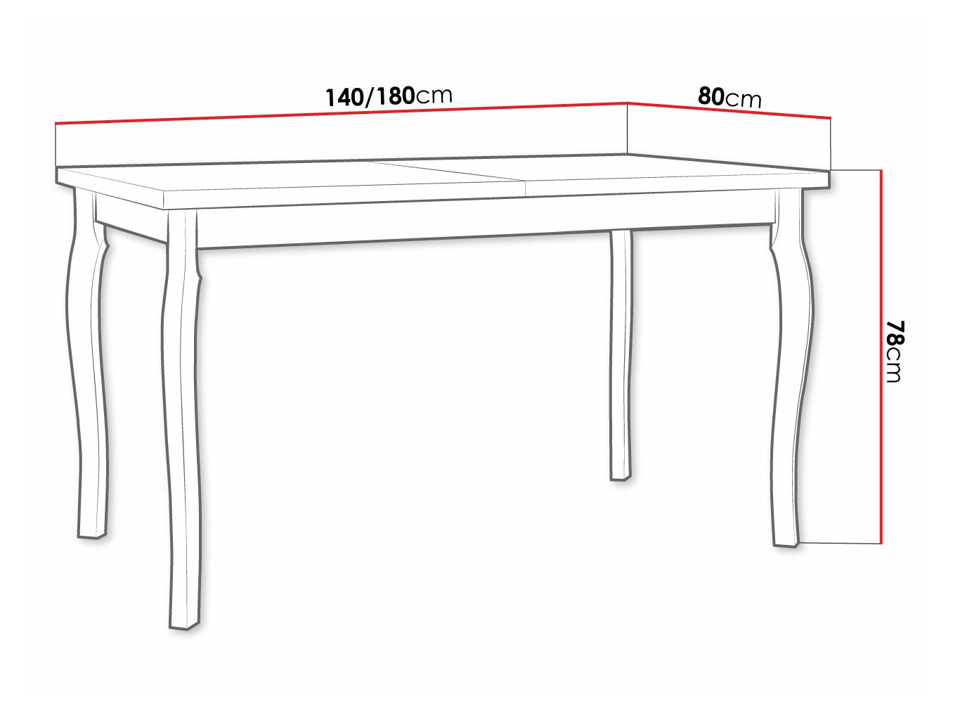 Tafel Victorville 331 (Sonoma eik)