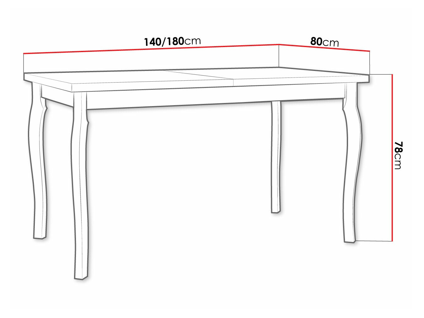 Tafel Victorville 331 (Sonoma eik)