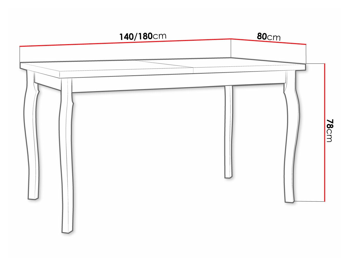 Tafel Victorville 331 (Wit)
