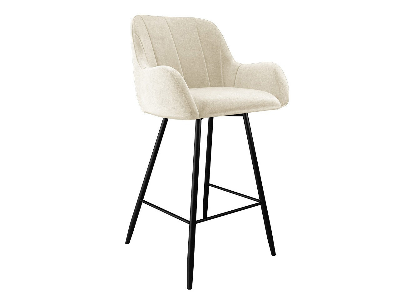 Barkruk Jackson 102 (Zwart + Magic Velvet 2250)