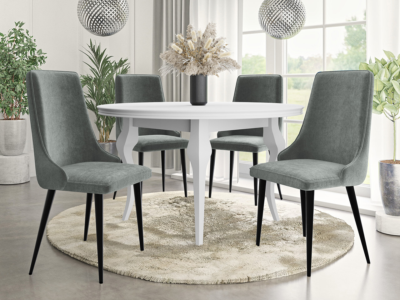 Stoel Jackson 106 (Zwart + Magic Velvet 2217)