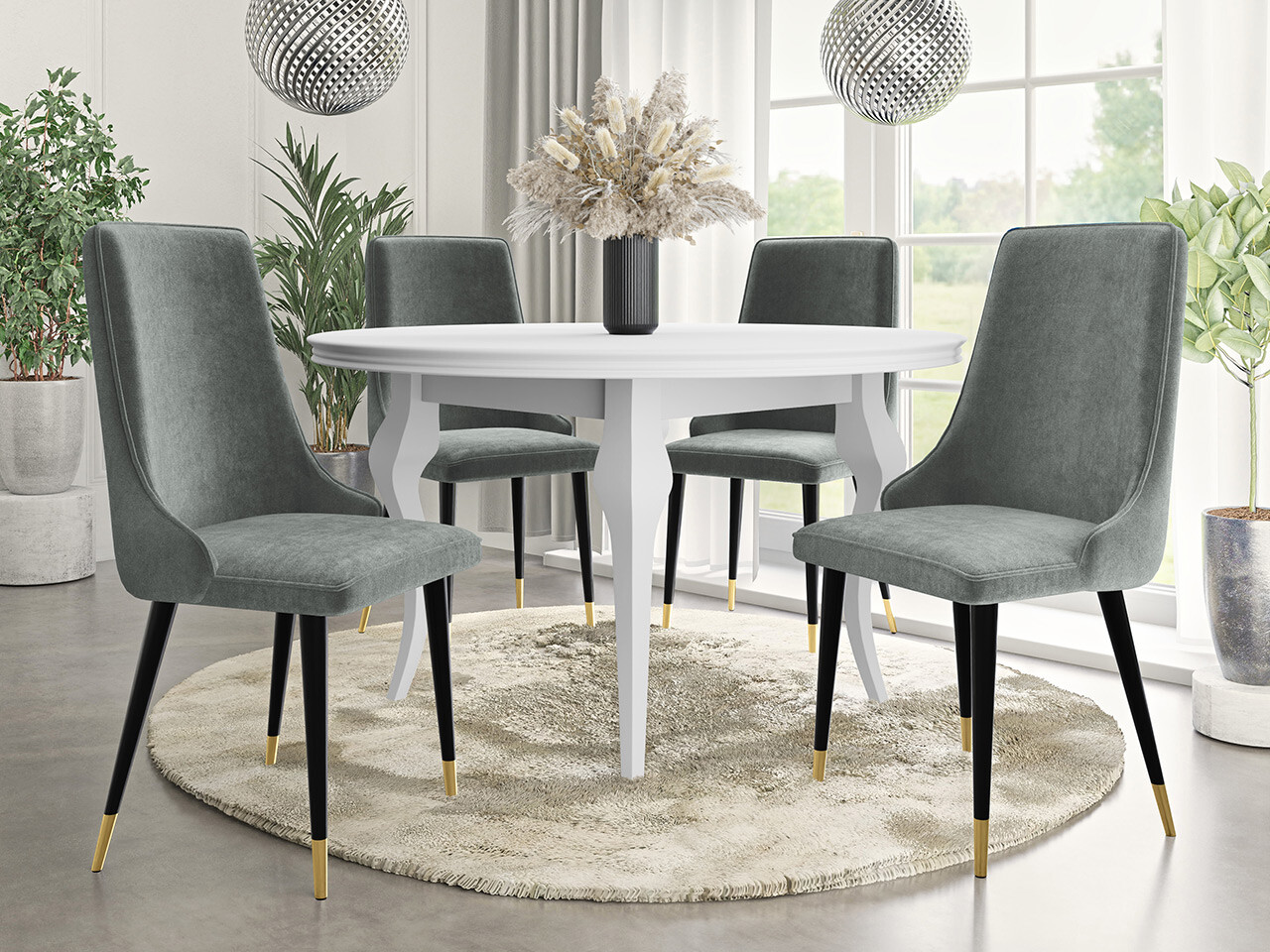 Stoel Jackson 106 (Zwart + Magic Velvet 2217)