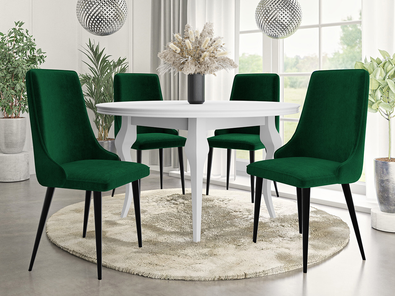 Stoel Jackson 106 (Zwart + Magic Velvet 2225)