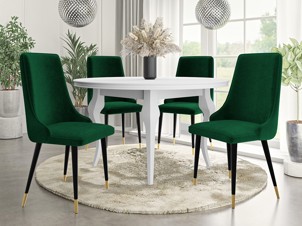 Stoel Jackson 106 (Zwart + Magic Velvet 2225)