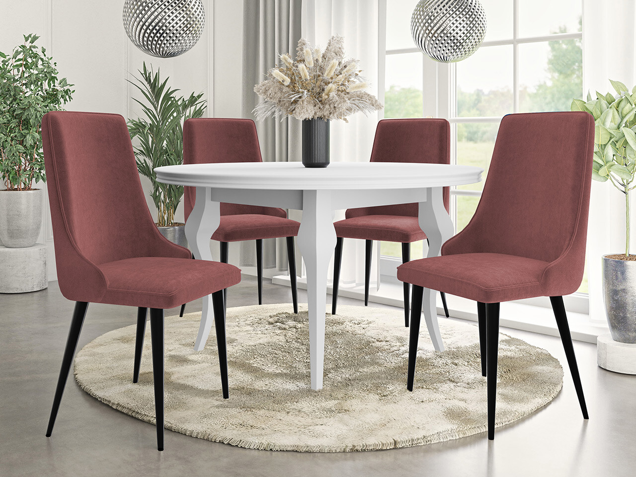 Stoel Jackson 106 (Zwart + Magic Velvet 2258)