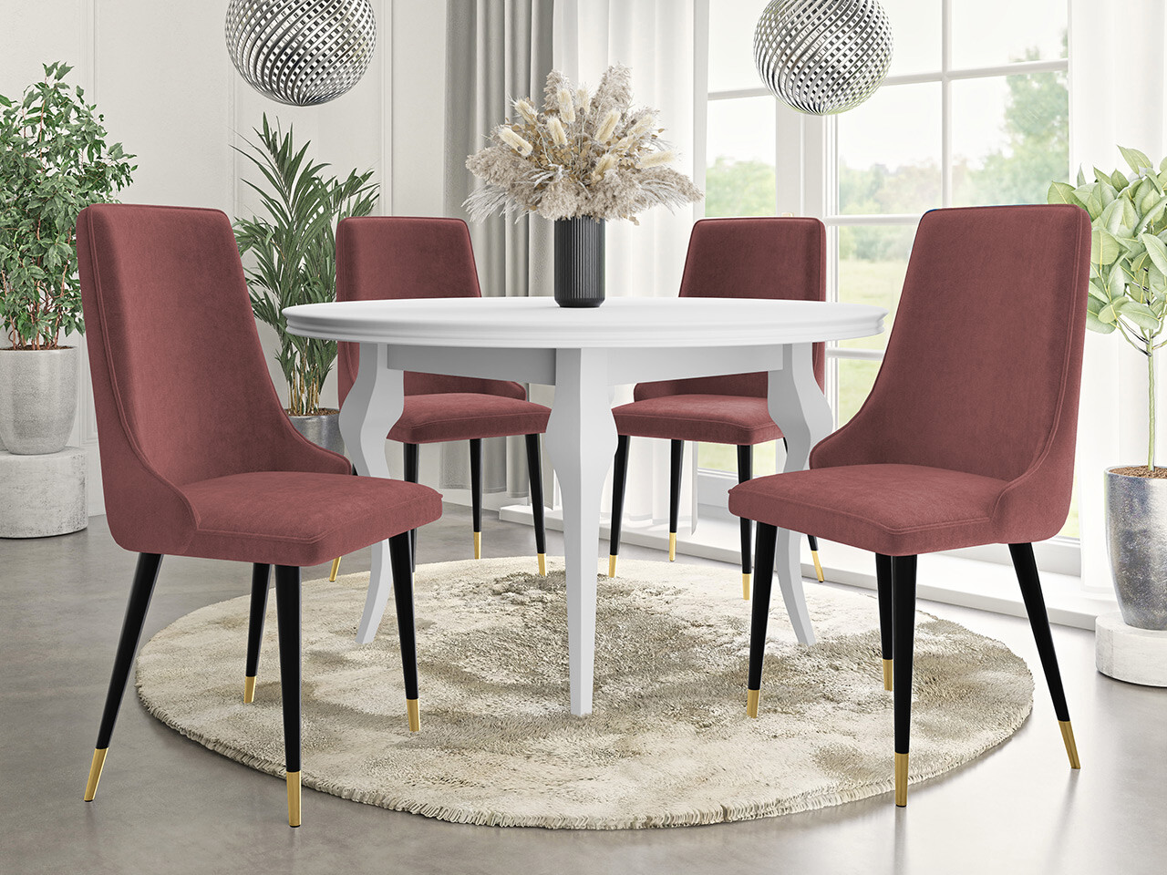 Stoel Jackson 106 (Zwart + Magic Velvet 2258)