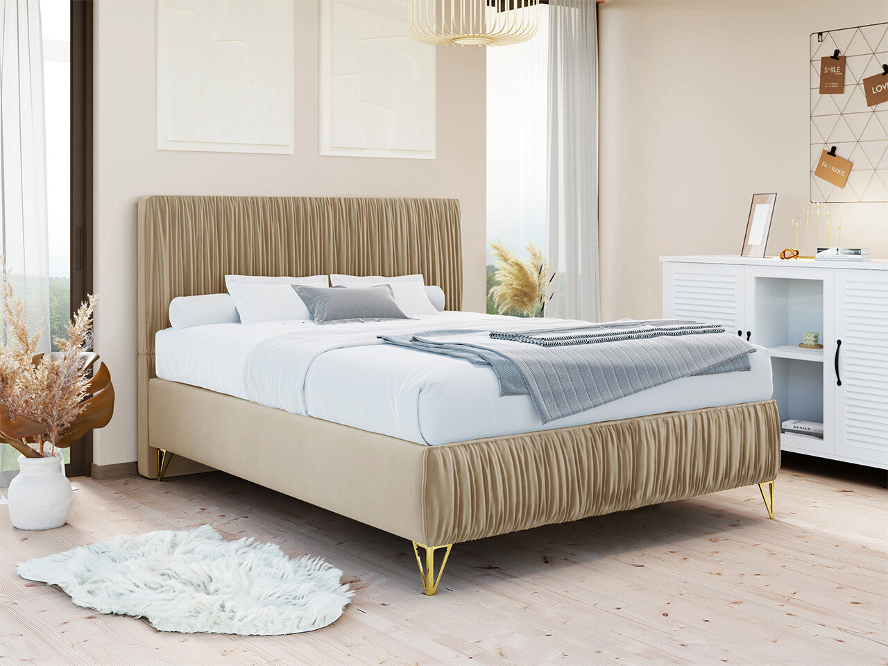 Boxspring Logan 112 (Amor Velvet 4304)
