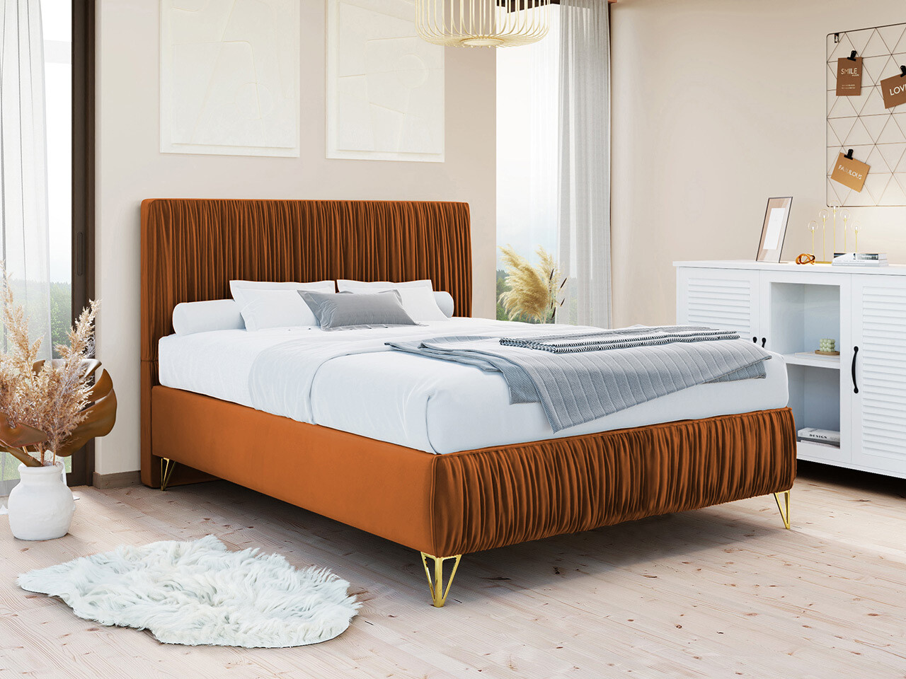 Boxspring Logan 112 (Amor Velvet 4305)