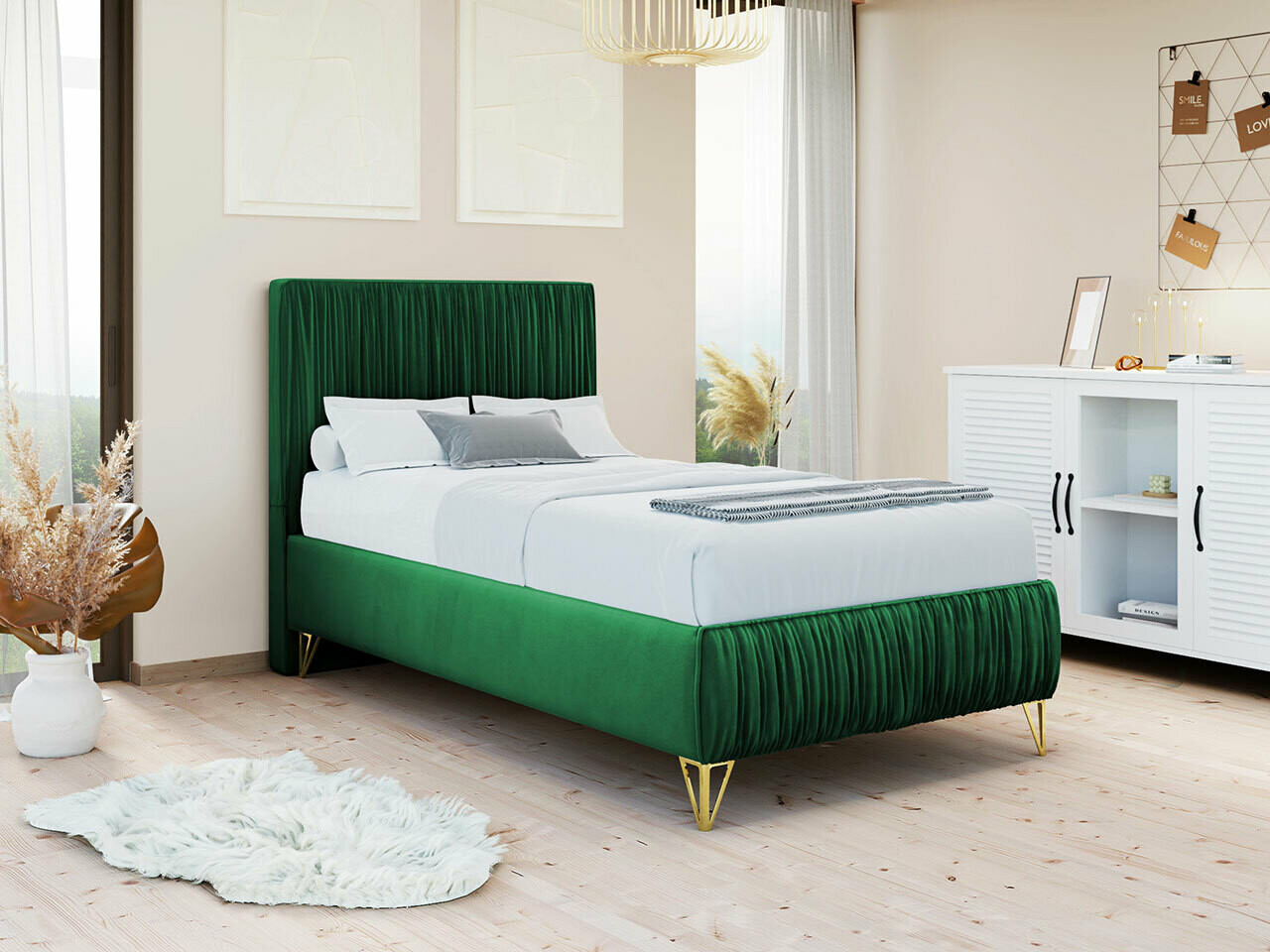Boxspring Logan 112 (Amor Velvet 4311)