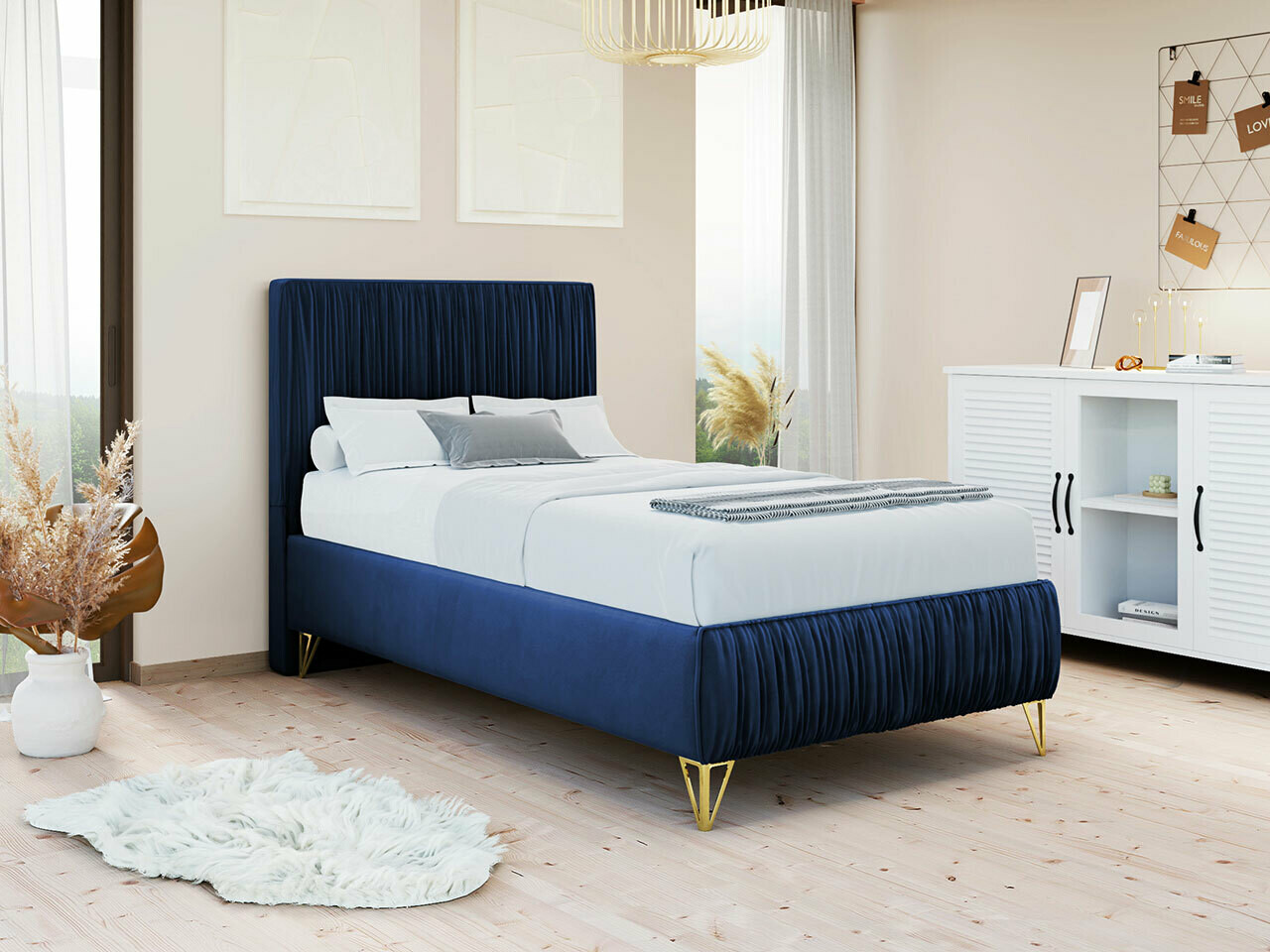 Boxspring Logan 112 (Amor Velvet 4314)