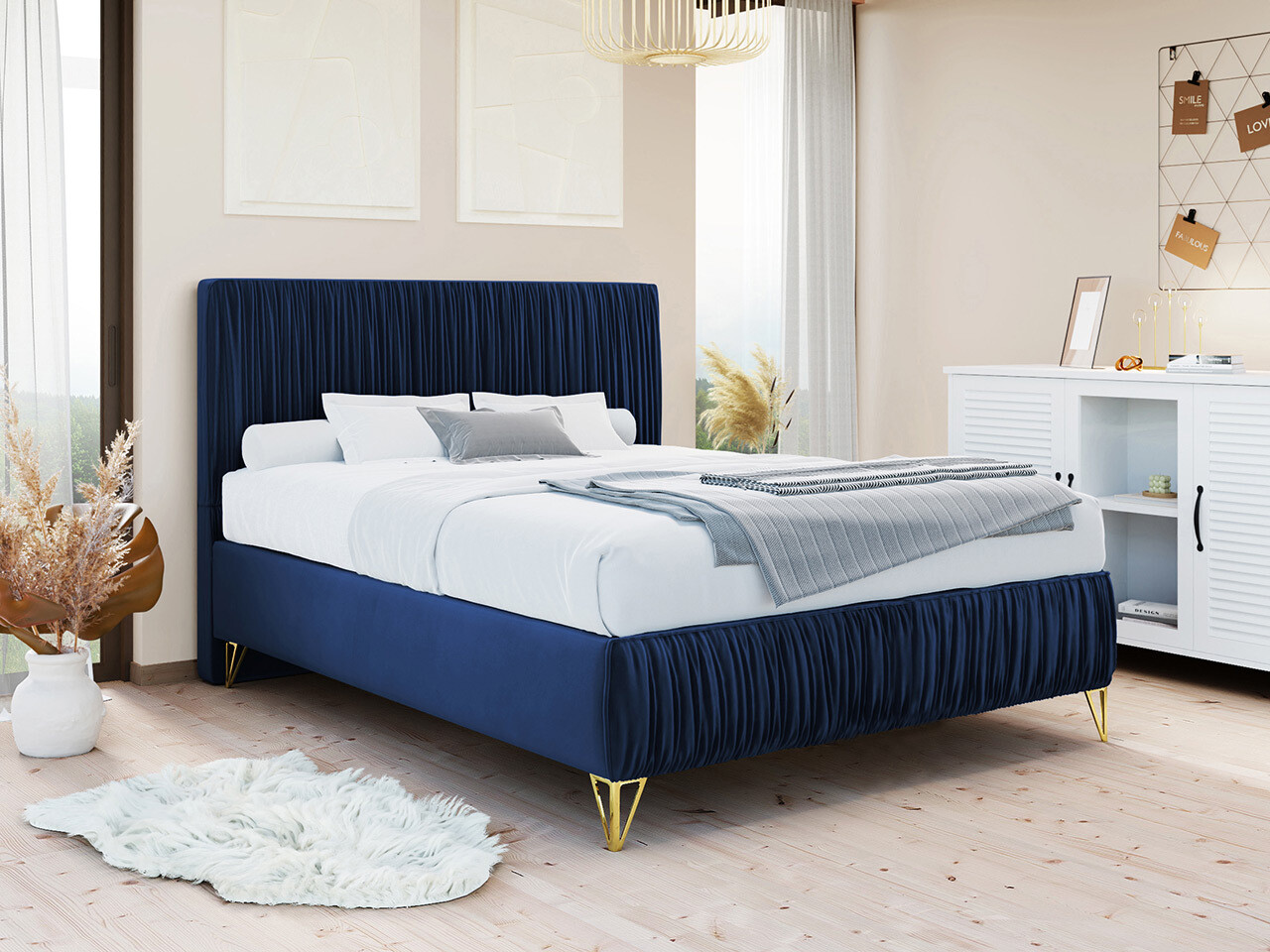 Boxspring Logan 112 (Amor Velvet 4314)