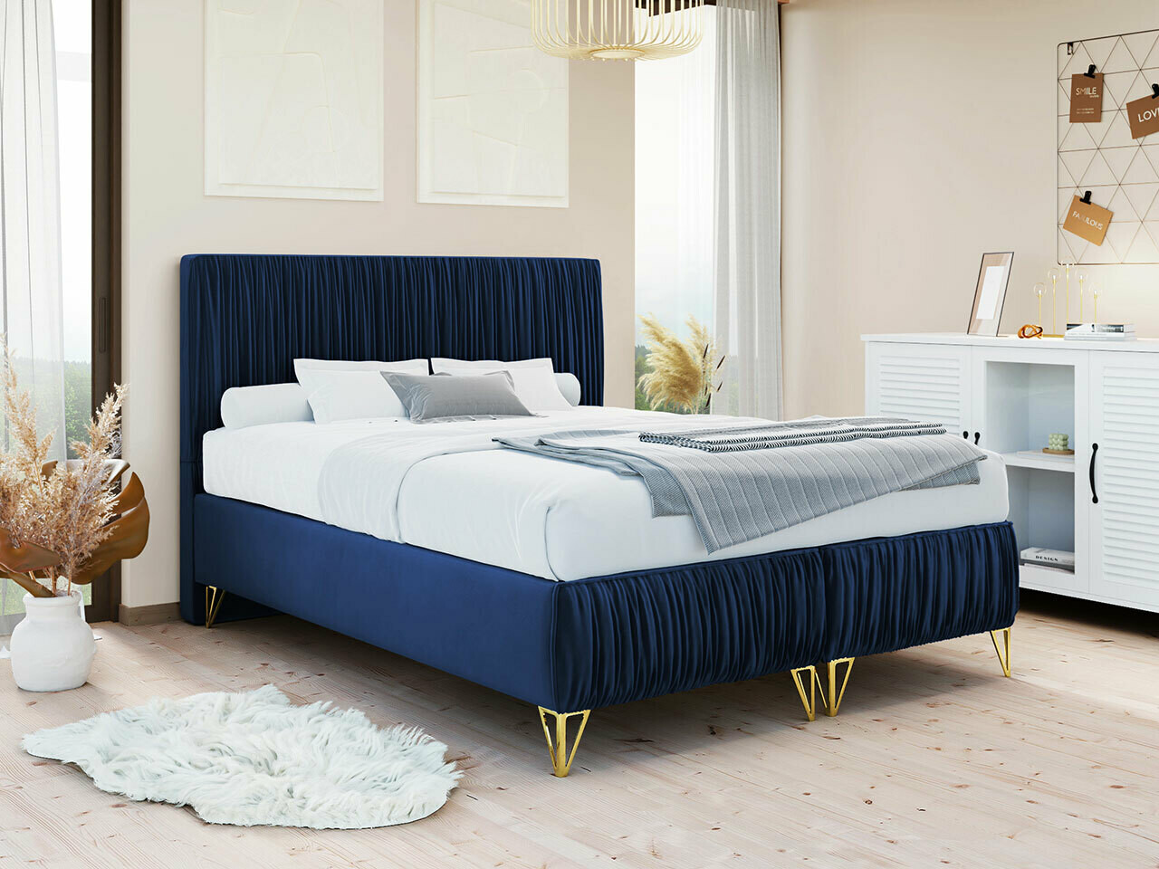 Boxspring Logan 112 (Amor Velvet 4314)
