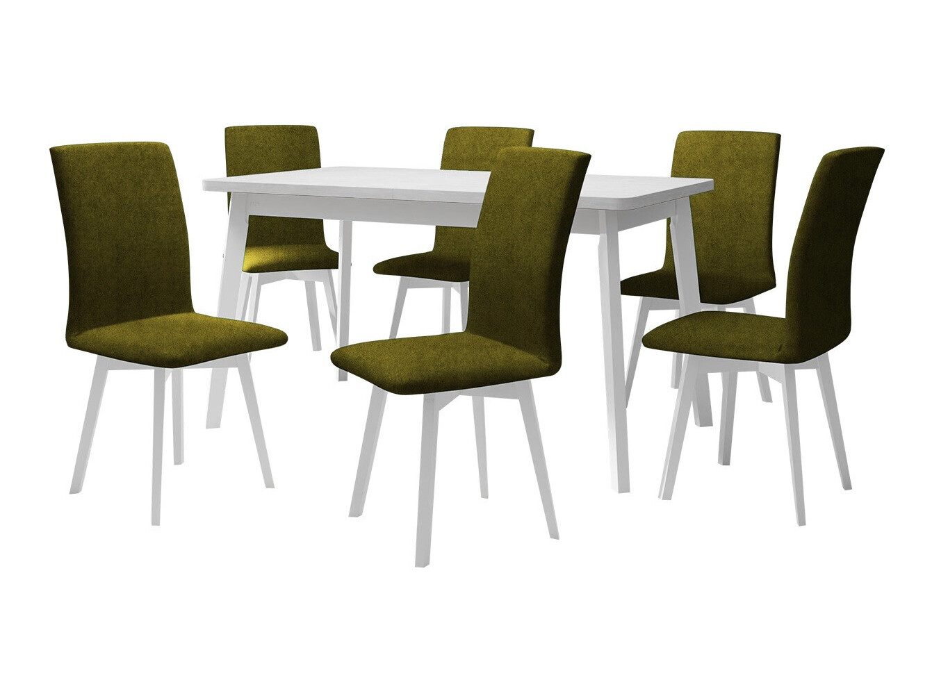 Eetkamerset Victorville 335 (Wit)