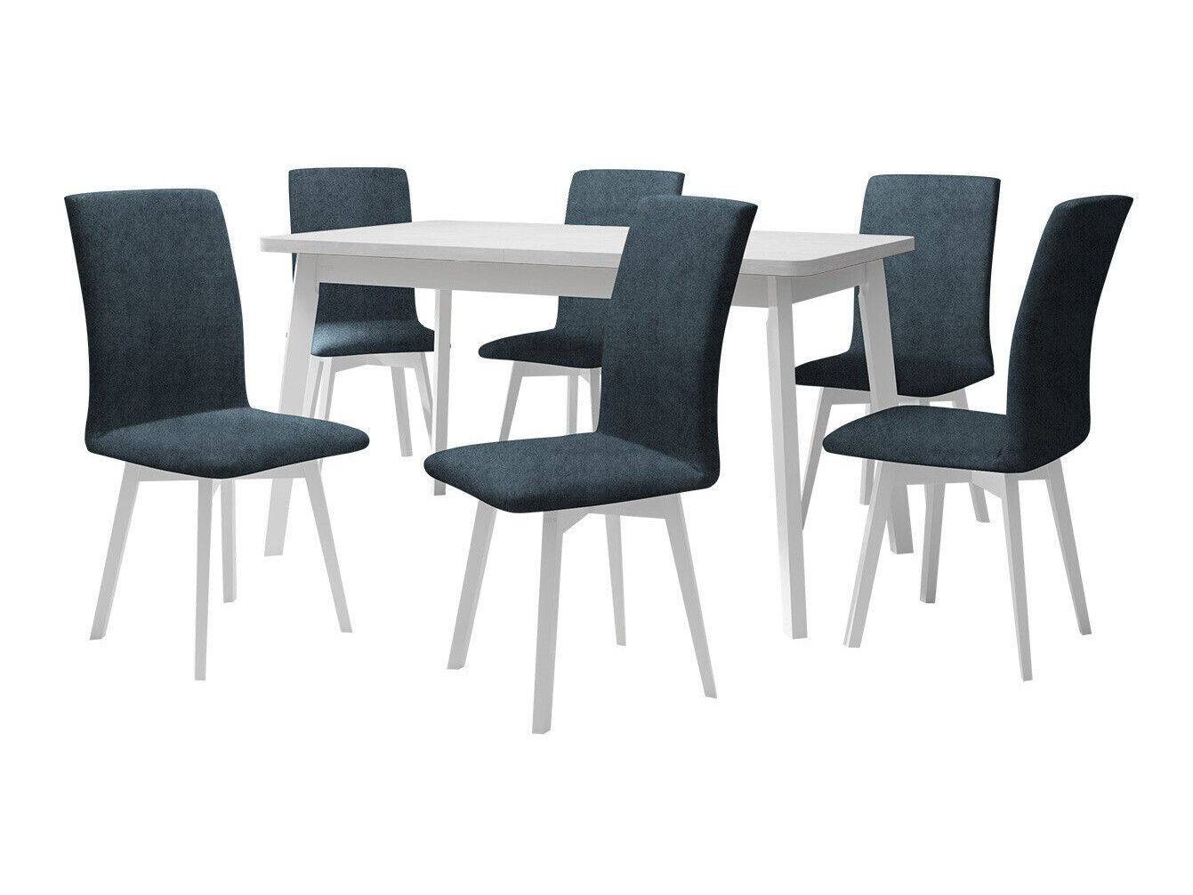 Eetkamerset Victorville 335 (Wit)