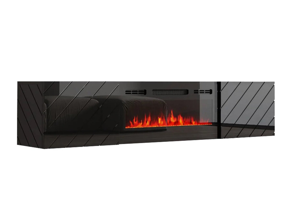 TV-meubel Charlotte 192 (Zwart)