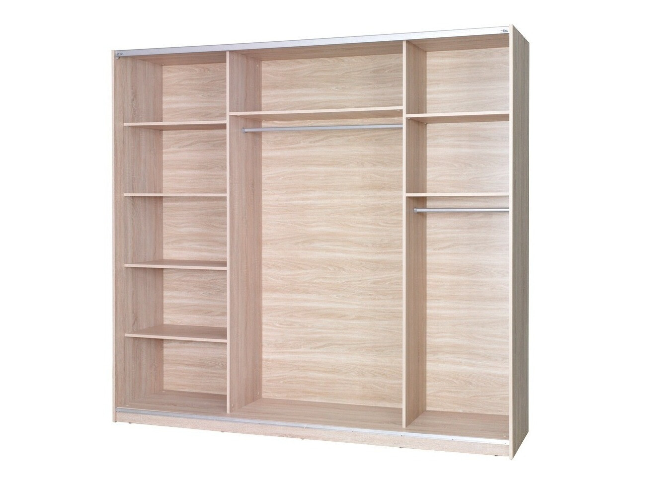 Kledingkast Murrieta 136 (Noordse den + Grijs)