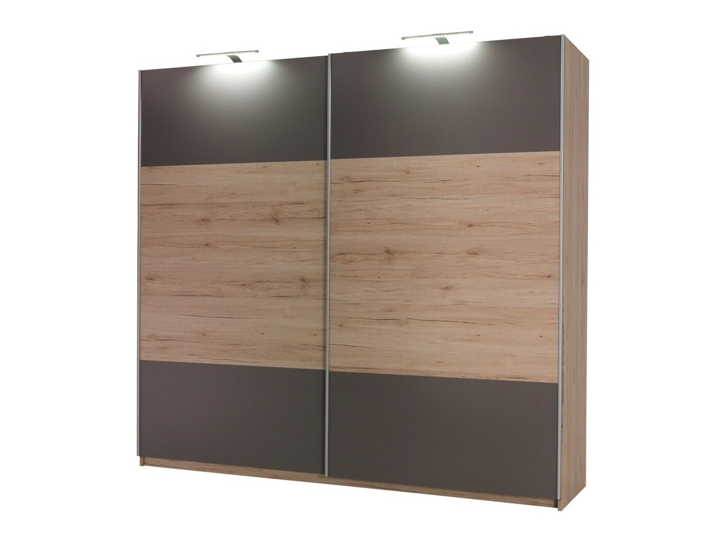 Slaapkamerset Murrieta 151 (San Remo eik + Grijs)