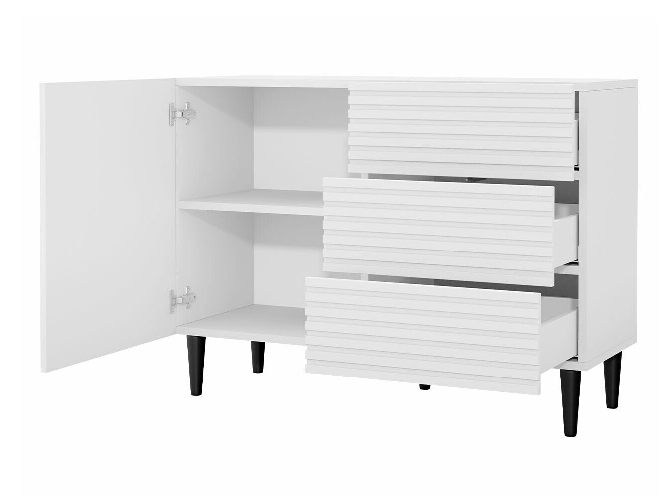 Ladekast Comfivo Mavmono 100 (Zwart)