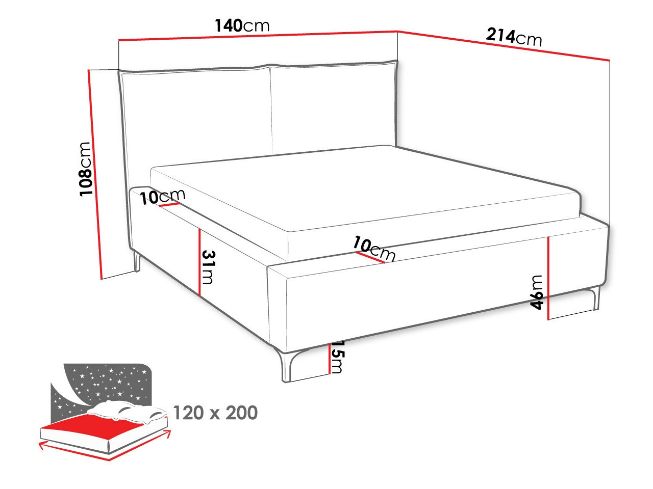 Bed Clovis 113 (Poso 14)