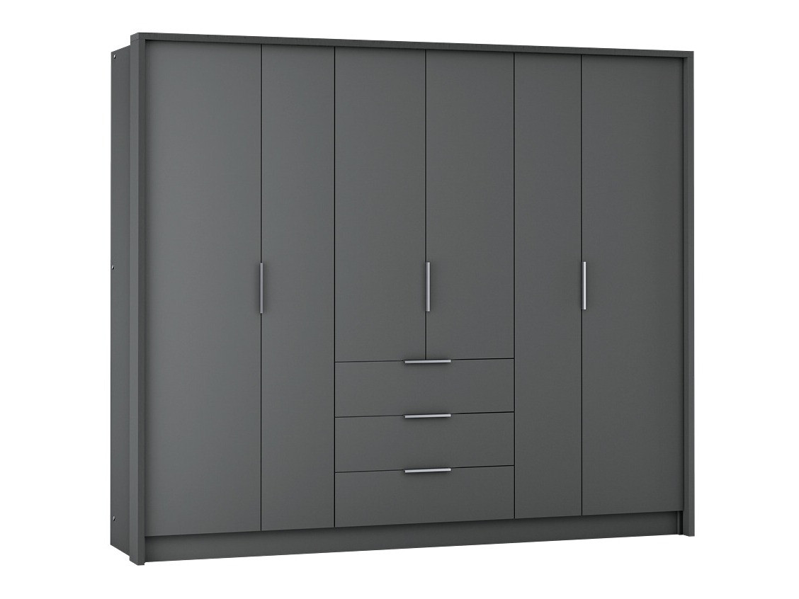 Kledingkast Honolulu 180 (Grafiet)