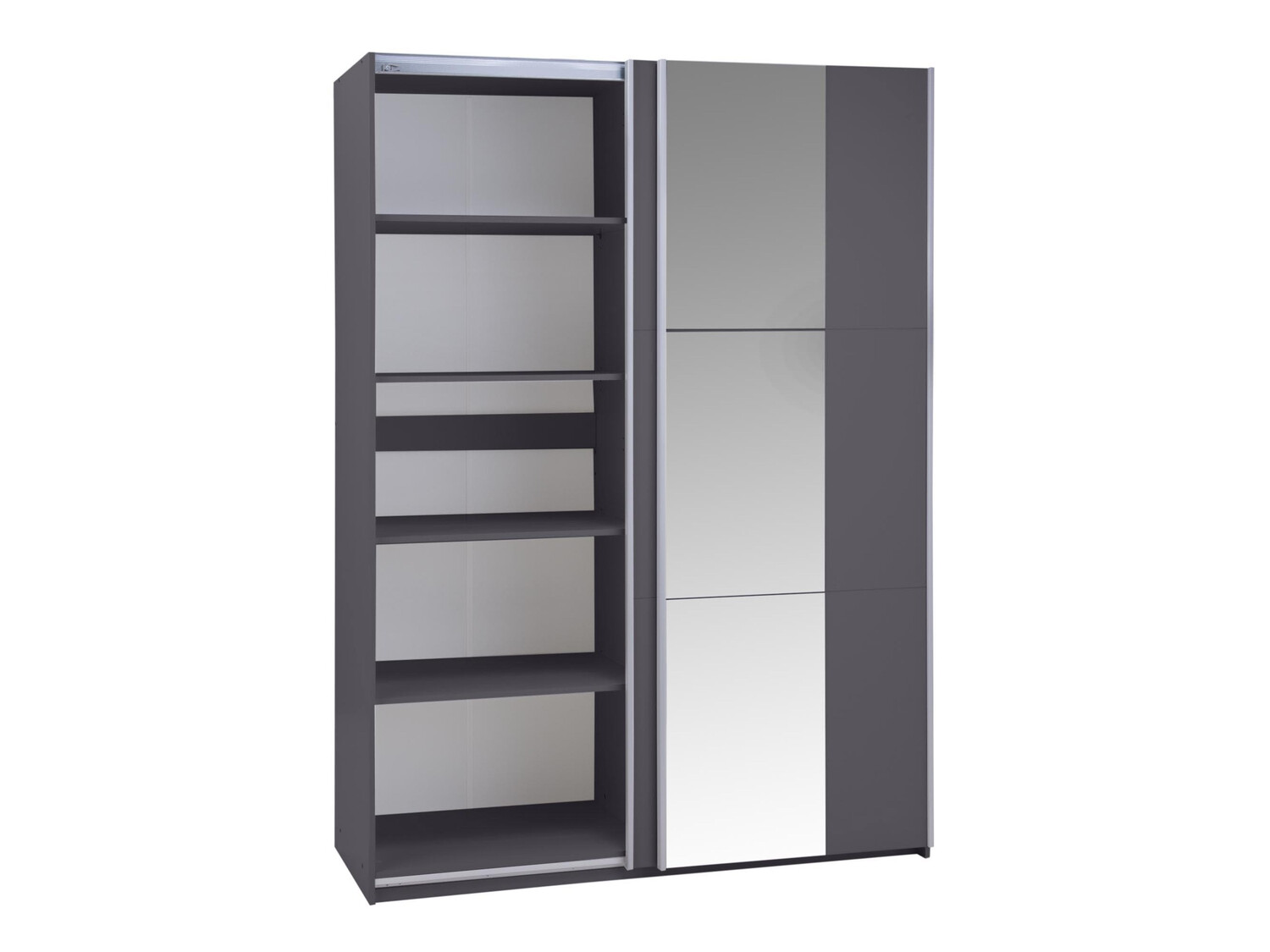 Kledingkast Honolulu 182 (Grafiet)