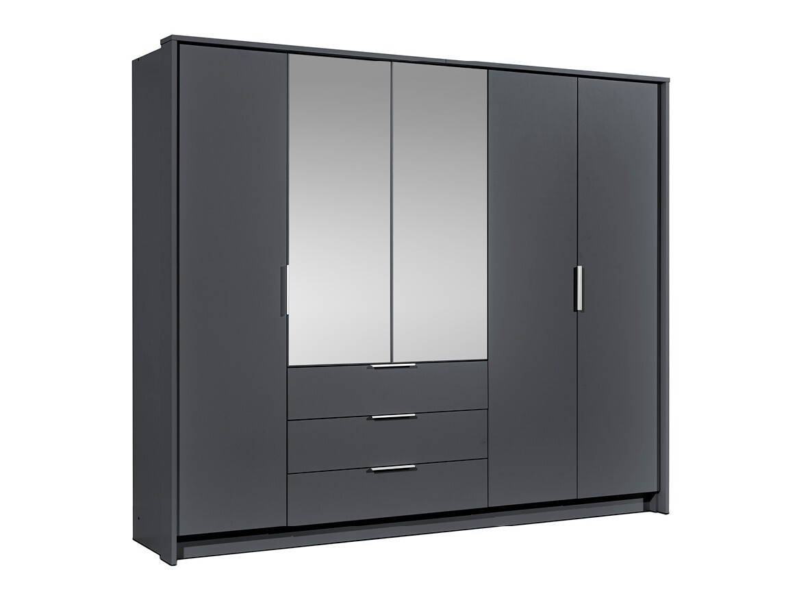 Kledingkast Honolulu 136 (Grafiet)