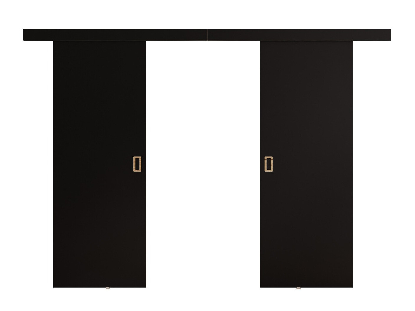 Schuifdeuren Dover 200 (Zwart)