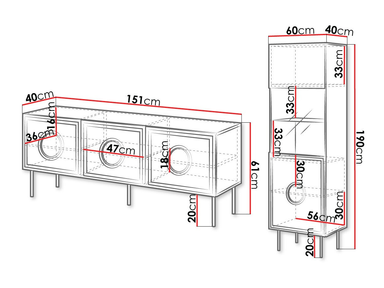 Woonkamerset Domromi 105