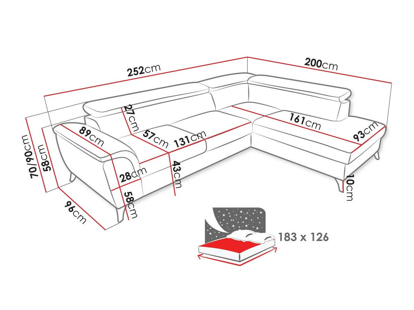 Hoekbank Lincoln 178 (Barrel 04)