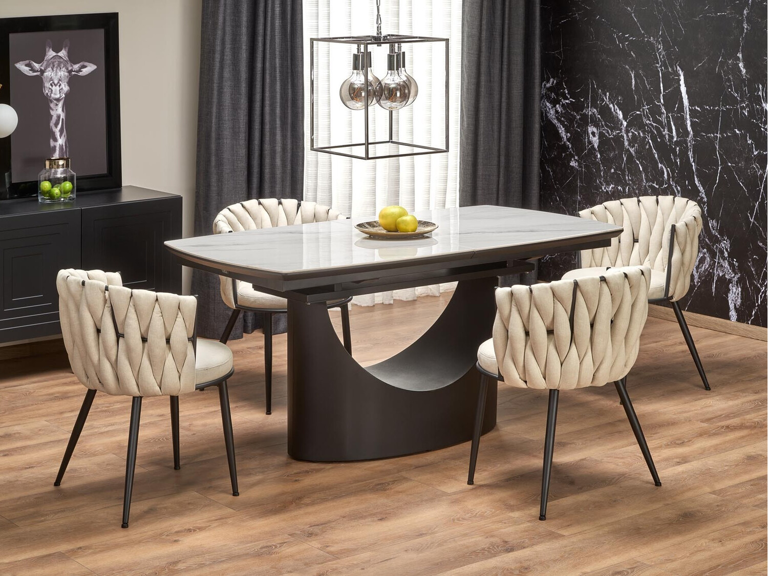 Stoel Houston 1508 (Beige + Zwart)