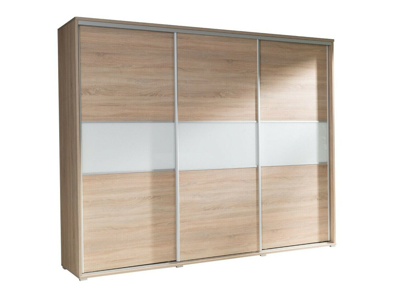 Kledingkast Murrieta 132 (Sonoma eik + Wit)