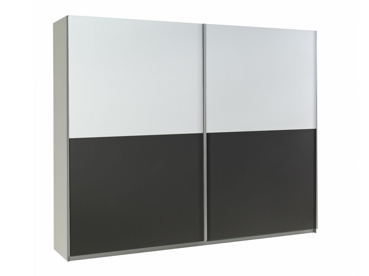 Kledingkast Murrieta 171 (Wit + Grafiet)